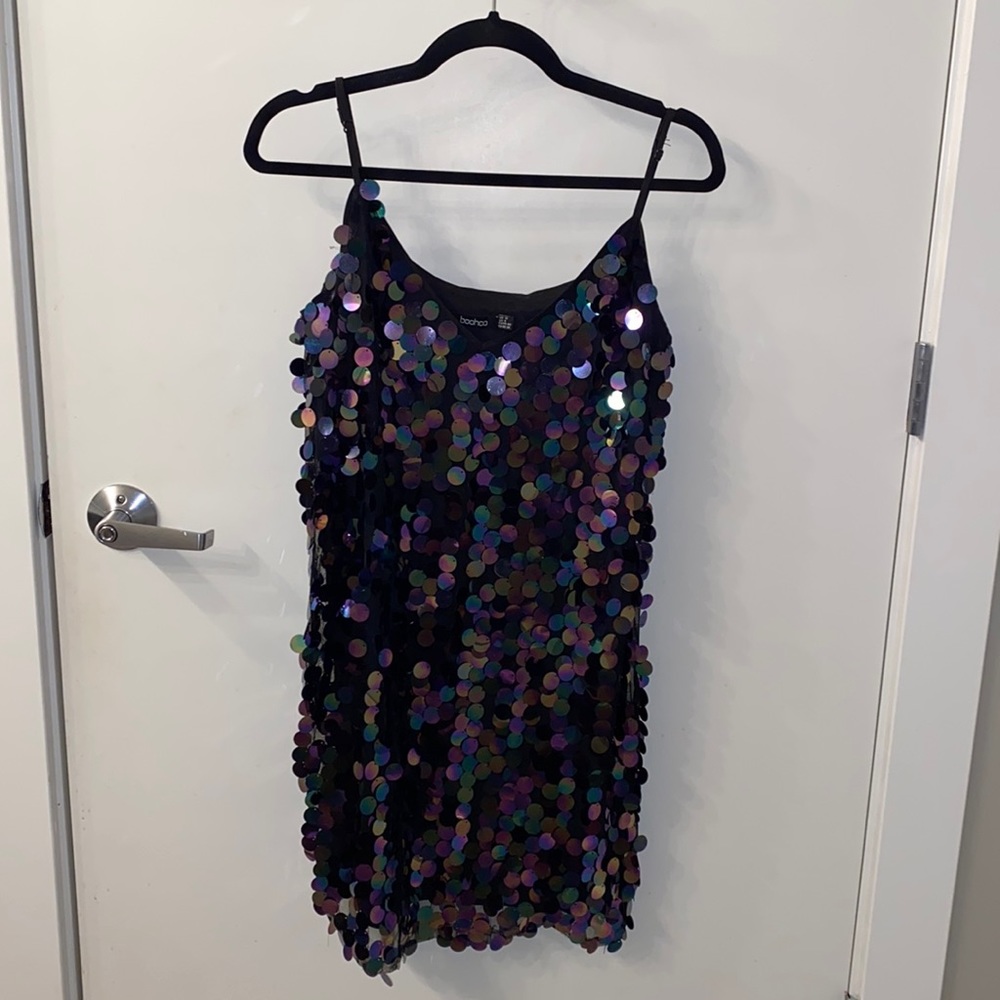 Black and Purple Coin Dress (Getaway Car Eras & Reputation Tour Inspired Dress)
